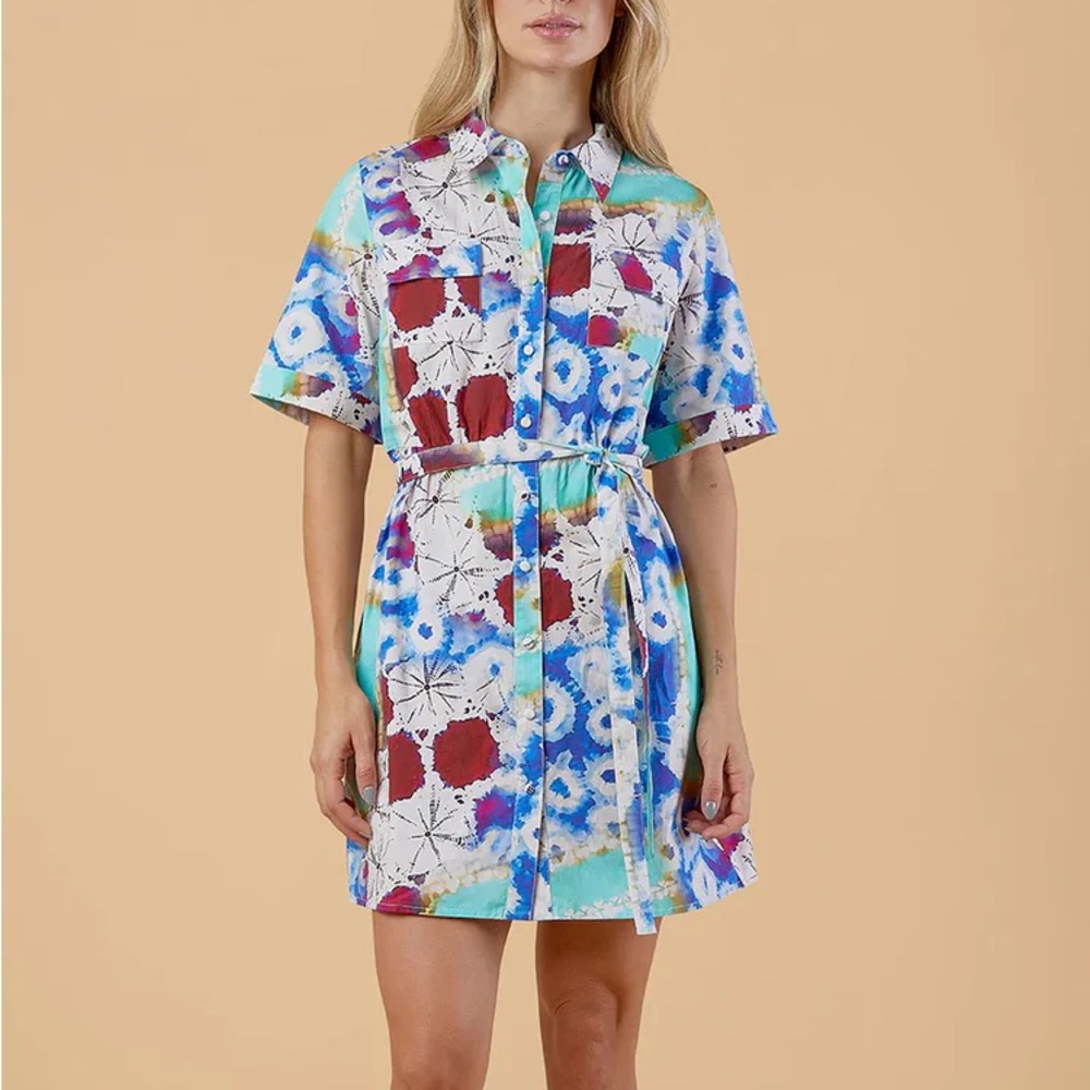 Multicolor Shirt Dress